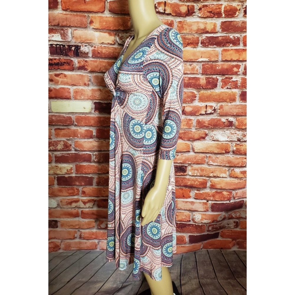 NWT Sassia Pink Blue Dress Size 2 - Picture 4 of 8